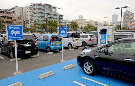 Nearby EV (electric vehicle) charging stations